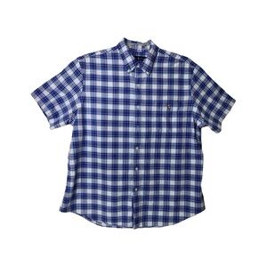 Ralph Lauren Short Sleeve Button Down Collared Casual Shirt Men's‎ XXL